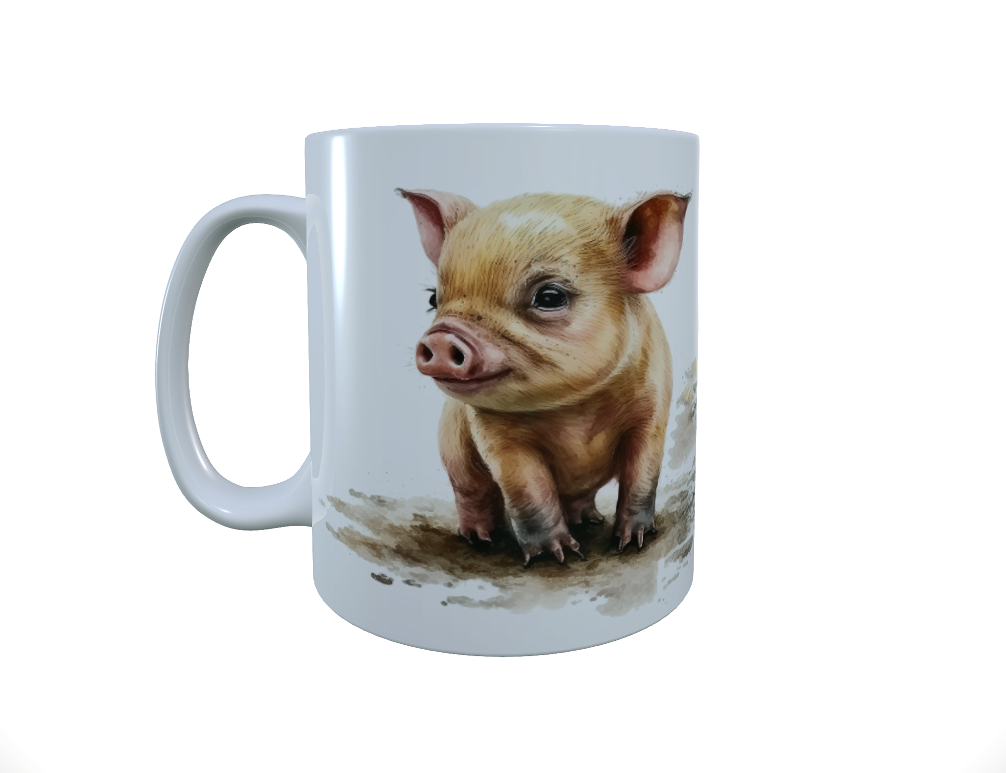 Pig Ceramic Mug, Pig Mug, Pig Latte Mug, Pig Coffee Mug, Pig Mug